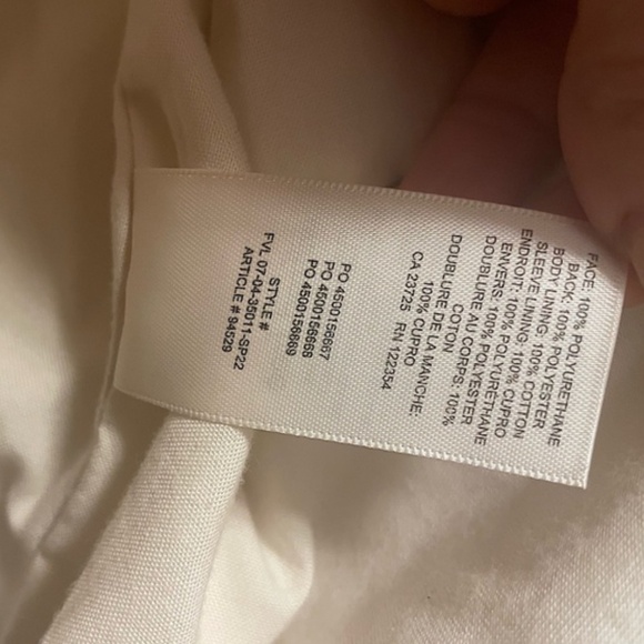 NWOT ARITZIA WILFRED FAUX LEATHER MOTO JACKET in BIRCH / Size M - Picture 8 of 13